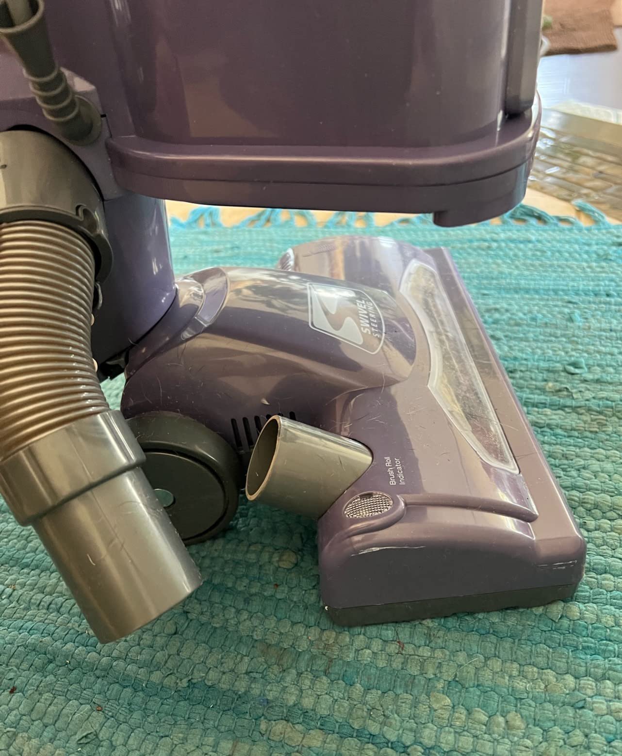 Shark Upright Vacuum. Navigator Lift-Away Deluxe with Large Dust Cup Capacity. HEPA Filter. Swivel Steering. Upholstery Tool & Crevice Tool. Blue. NV360 photo review