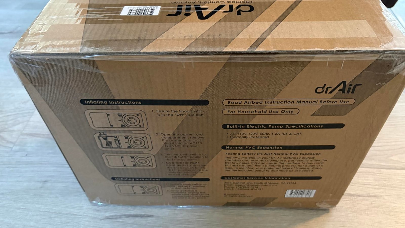 Queen Air Mattress with Built-in Pump. 18 Raised Blow Up Mattress. 800 lbs Max Honeycomb Air Bed. 48Hr Leak-Proof Test. 3min Inflatable Mattress for Home. Guests. Camping. Colchones inflables photo review