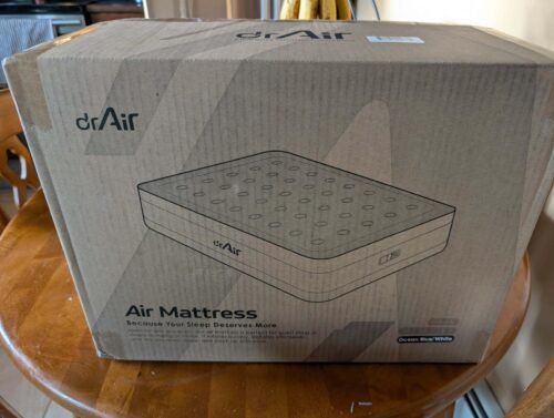 Queen Air Mattress with Built-in Pump. 18 Raised Blow Up Mattress. 800 lbs Max Honeycomb Air Bed. 48Hr Leak-Proof Test. 3min Inflatable Mattress for Home. Guests. Camping. Colchones inflables photo review