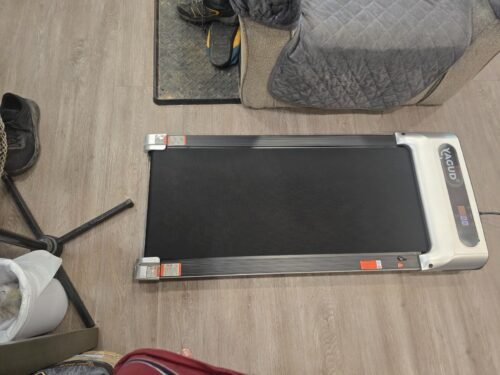 Under Desk Treadmill. Walking Pad for Home and Office. 2.5 HP Portable Walking Jogging Running Machine with Remote Control and LED Display photo review