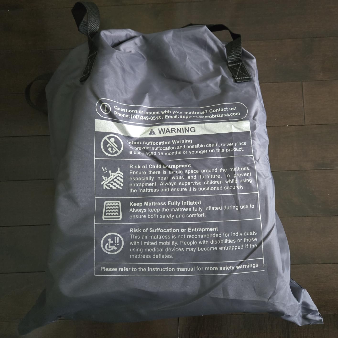 Queen Air Mattress with Built-in Pump. 18 Raised Blow Up Mattress. 800 lbs Max Honeycomb Air Bed. 48Hr Leak-Proof Test. 3min Inflatable Mattress for Home. Guests. Camping. Colchones inflables photo review