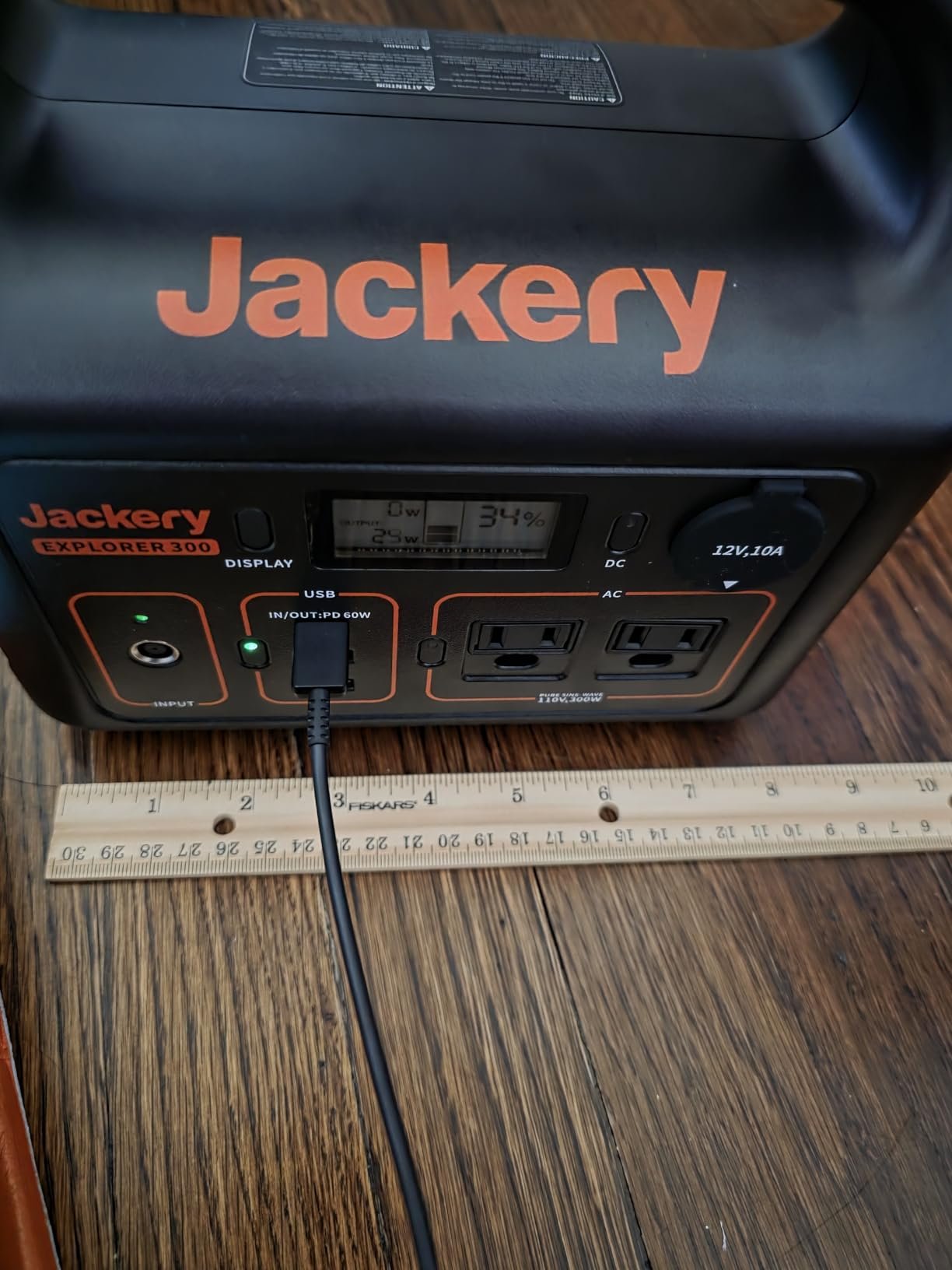 Jackery Portable Power Station Explorer 300. 293Wh Backup Lithium Battery. Solar Generator for Outdoors Camping Travel Hunting Blackout (Solar Panel Optional) photo review