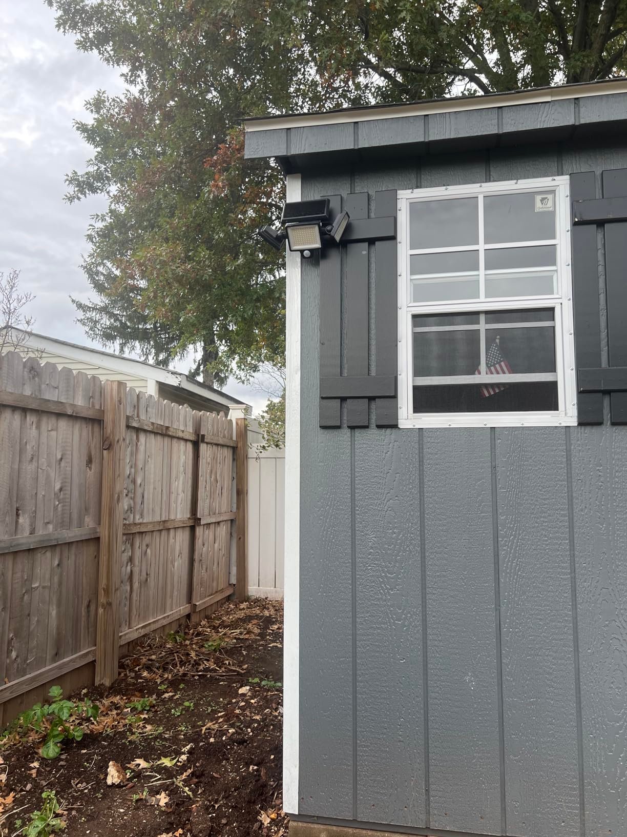 Tuffenough Solar Outdoor Lights 2500LM 210 LED Security Lights with Remote Control.3 Heads Motion Sensor Lights. IP65 Waterproof.270° Wide Angle Flood Wall Lights with 3 Modes(2 Packs) photo review