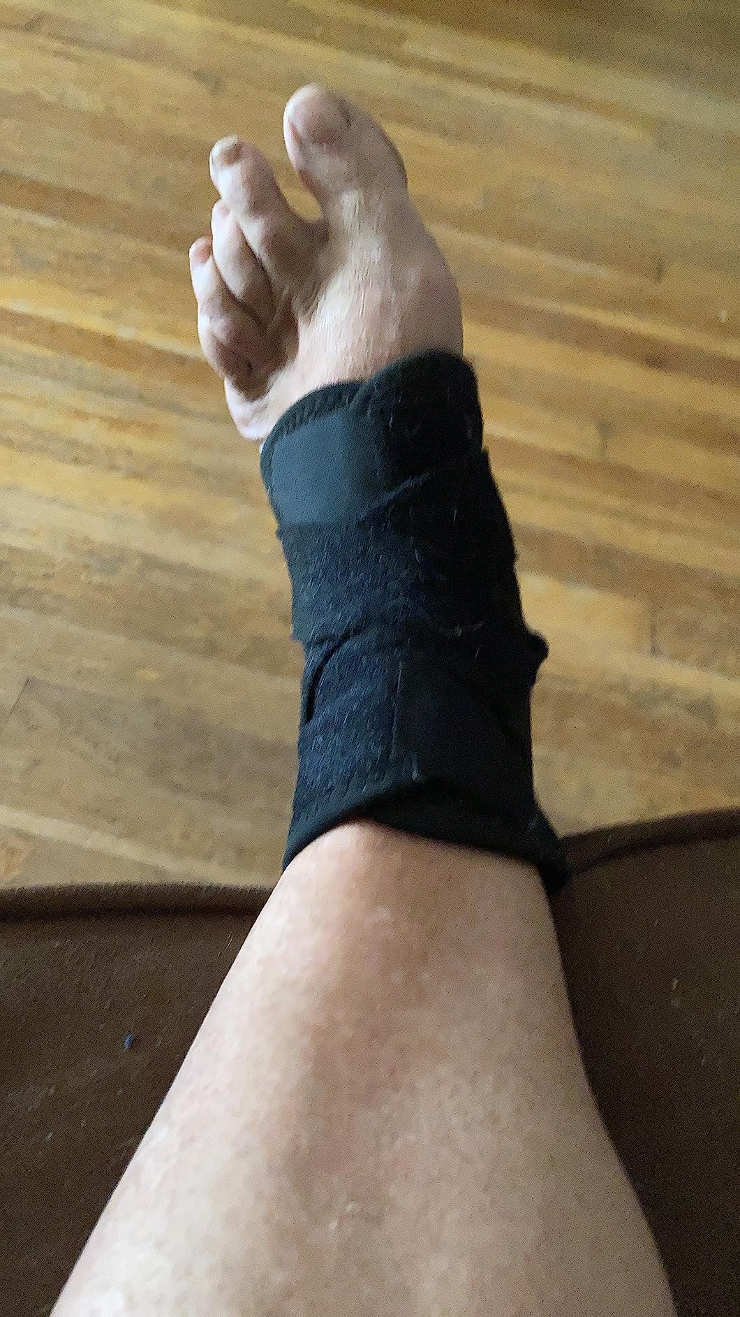 Bodyprox Ankle Support Brace. Breathable Neoprene Sleeve. Adjustable Wrap! (1 Pack) photo review