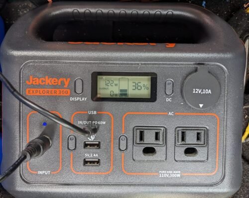 Jackery Portable Power Station Explorer 300. 293Wh Backup Lithium Battery. Solar Generator for Outdoors Camping Travel Hunting Blackout (Solar Panel Optional) photo review