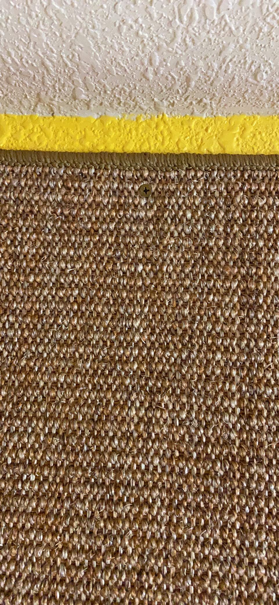 FUKUMARU Cat Scratcher Mat. 23.6 X 15.7 Inch Natural Sisal Cat Scratch Mats. Horizontal Cat Floor Scratching Pad Rug with Sticky Tapes. Protect Couch and Carpets photo review