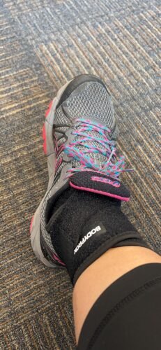 Bodyprox Ankle Support Brace. Breathable Neoprene Sleeve. Adjustable Wrap! (1 Pack) photo review