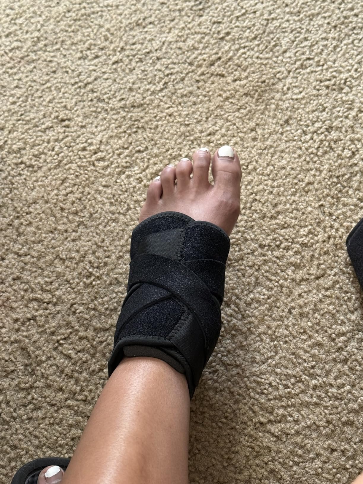 Bodyprox Ankle Support Brace. Breathable Neoprene Sleeve. Adjustable Wrap! (1 Pack) photo review