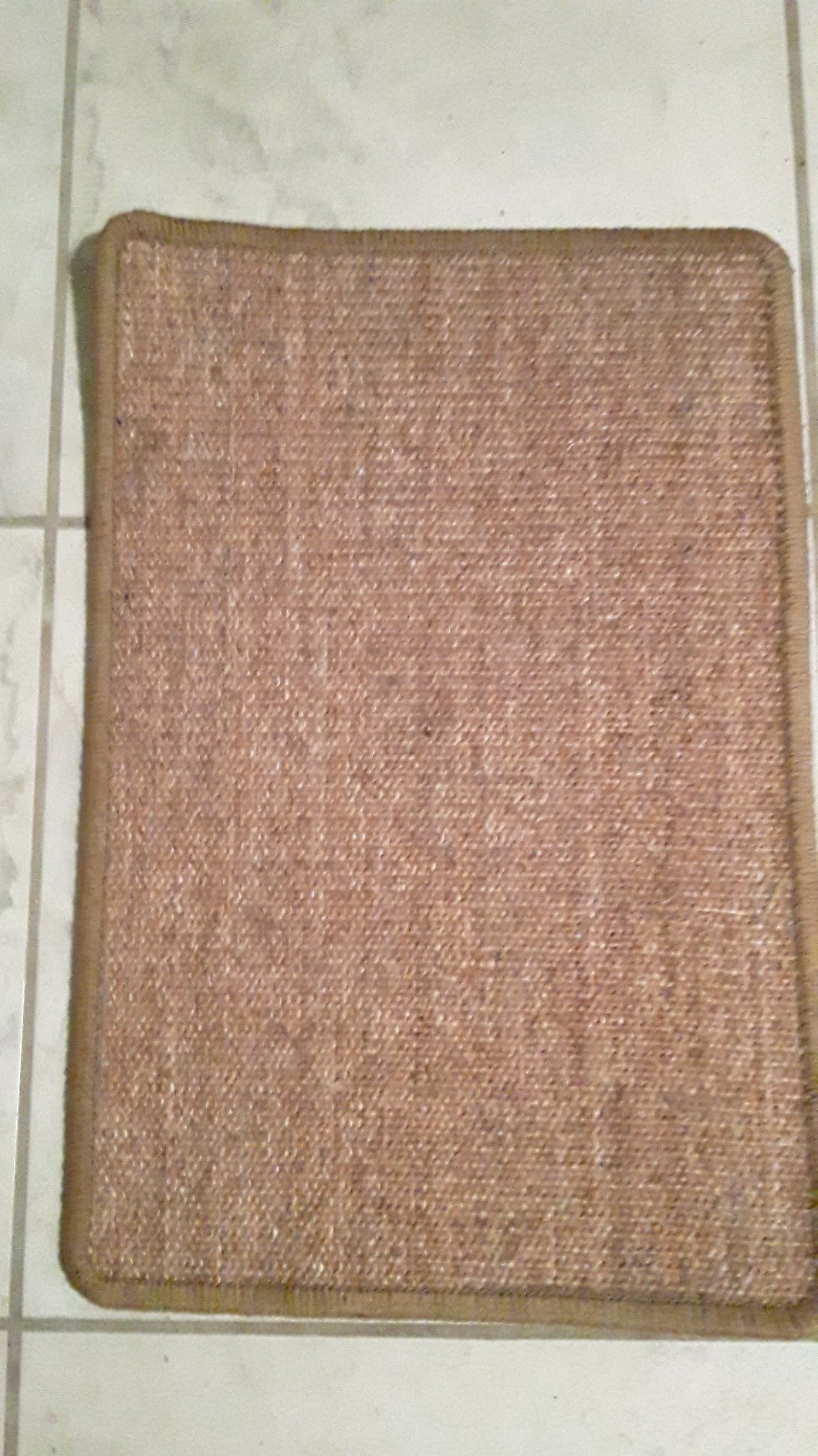 FUKUMARU Cat Scratcher Mat. 23.6 X 15.7 Inch Natural Sisal Cat Scratch Mats. Horizontal Cat Floor Scratching Pad Rug with Sticky Tapes. Protect Couch and Carpets photo review