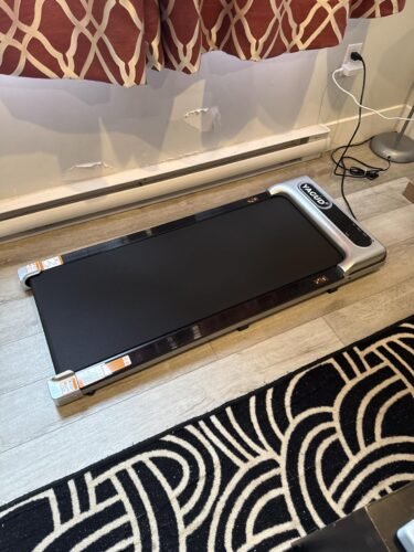 Under Desk Treadmill. Walking Pad for Home and Office. 2.5 HP Portable Walking Jogging Running Machine with Remote Control and LED Display photo review