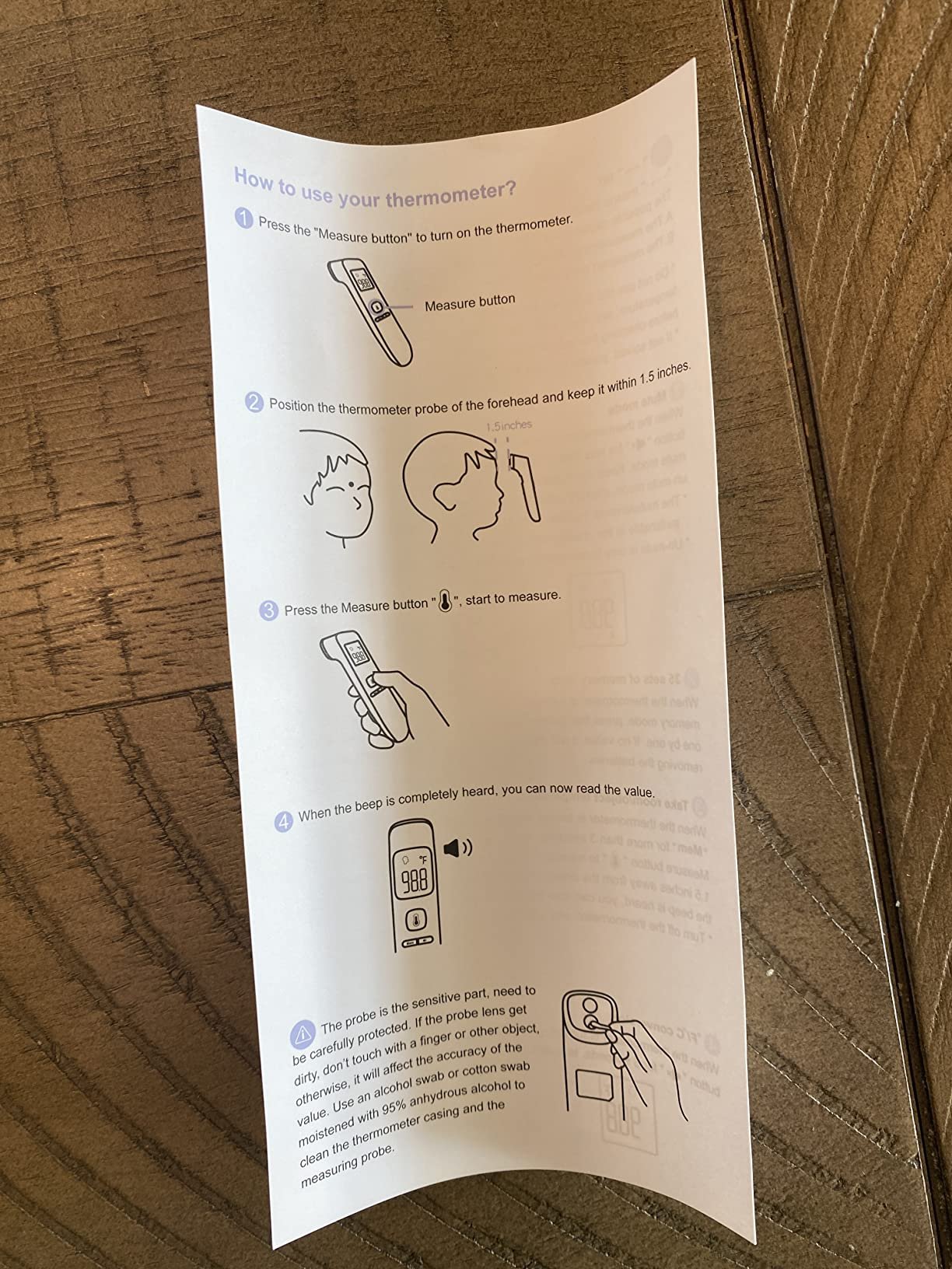 No-Touch Thermometer for Adults and Kids. Accurate Digital Baby Thermometer. Fever Alarm & Silent Mode. 2 in 1 Forehead & Object Mode photo review