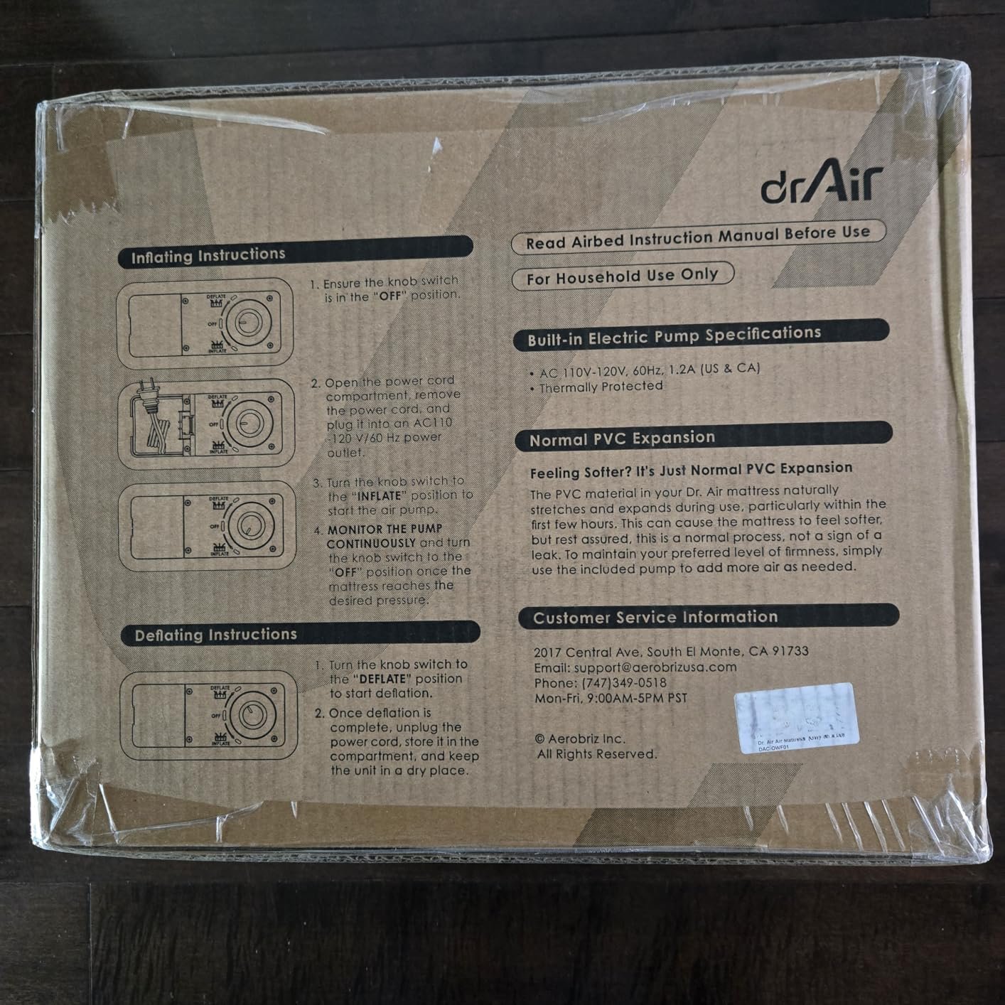 Queen Air Mattress with Built-in Pump. 18 Raised Blow Up Mattress. 800 lbs Max Honeycomb Air Bed. 48Hr Leak-Proof Test. 3min Inflatable Mattress for Home. Guests. Camping. Colchones inflables photo review