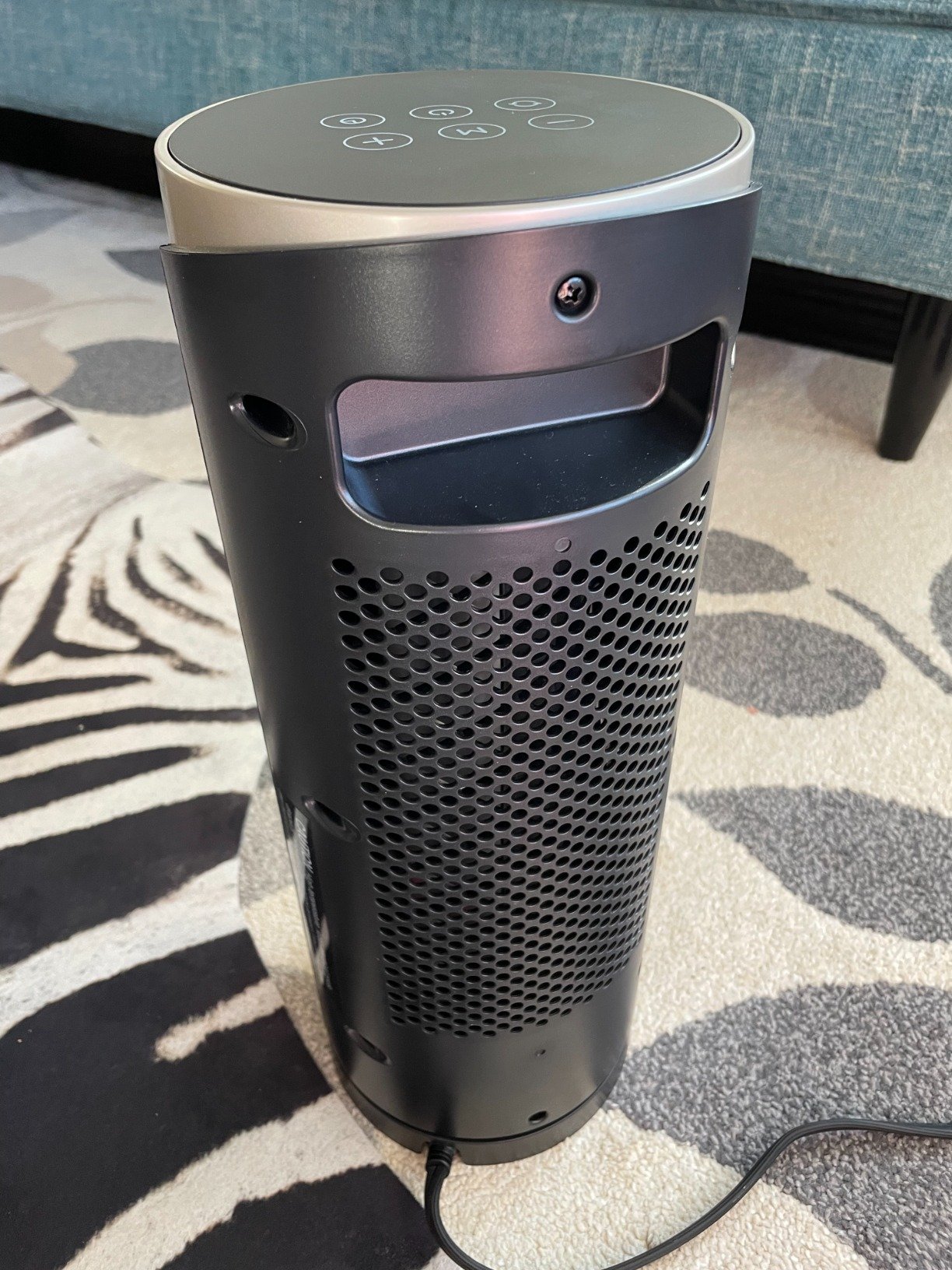 DREO Space Heater. 1500W Electric Heaters for Indoor Use with Thermostat. 70° Oscillation. 8 Safety Protections. 5 Modes. Remote. 12H Timer. Quiet Portable Heater for Office. Bedroom. Large Room photo review