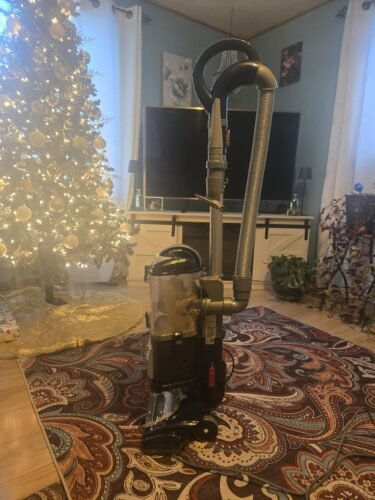 Shark Upright Vacuum. Navigator Lift-Away Deluxe with Large Dust Cup Capacity. HEPA Filter. Swivel Steering. Upholstery Tool & Crevice Tool. Blue. NV360 photo review