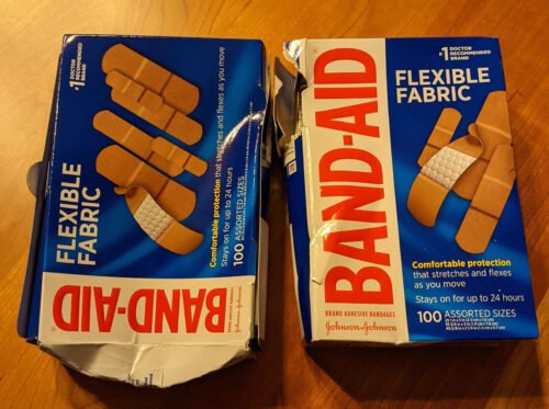 Band-Aid Brand Flexible Fabric Adhesive Bandages. Comfortable Flexible Protection & Wound Care of Minor Cuts & Scrapes. Quilt-Aid Technology to Cushion Painful Wounds. All One Size. 30 ct photo review