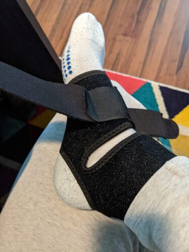 Bodyprox Ankle Support Brace. Breathable Neoprene Sleeve. Adjustable Wrap! (1 Pack) photo review