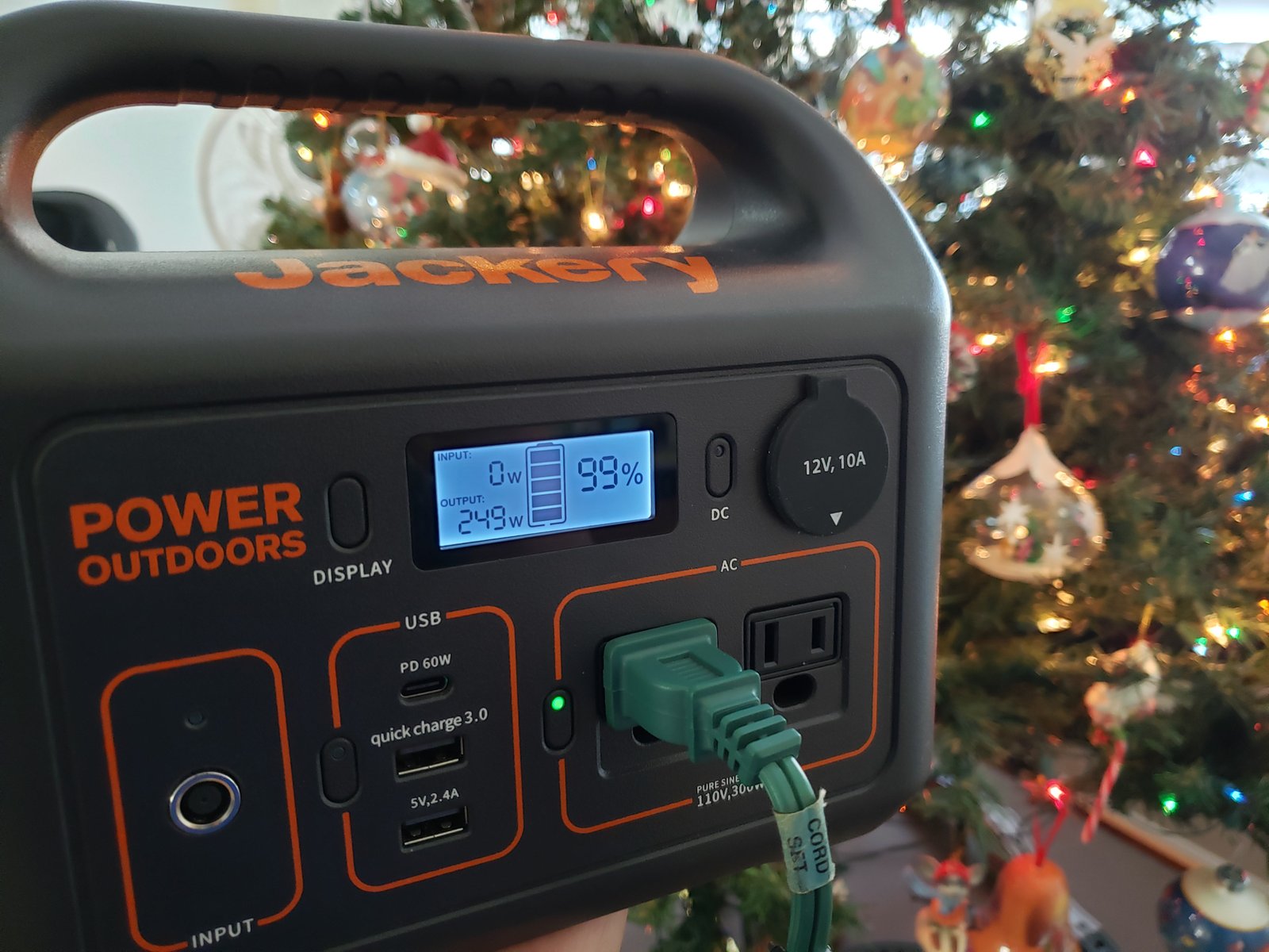 Jackery Portable Power Station Explorer 300. 293Wh Backup Lithium Battery. Solar Generator for Outdoors Camping Travel Hunting Blackout (Solar Panel Optional) photo review