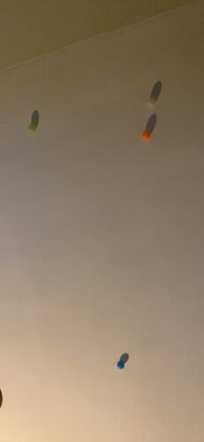 Glow in The Dark Sticky Balls That Stick to The Ceiling.Stress Balls for Kids and Adults.Glowing Sticky Balls.ASMR Cool Stuff for Teens.Elevated Balls.Ceiling Balls.Lumi Balls.Stocking Stuffers(4Pcs) photo review